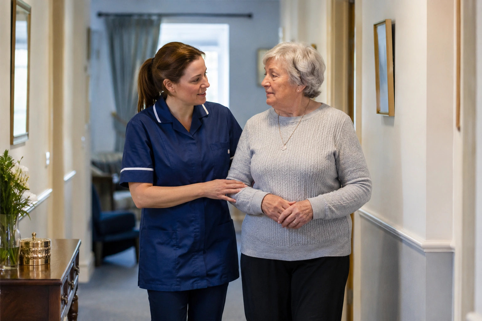 Supported living and non-acute care — staffing support